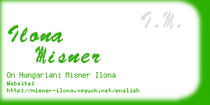 ilona misner business card